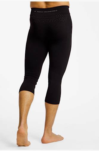 X Bionic Mightywool pantalon thermique 3/4 hommes Noir