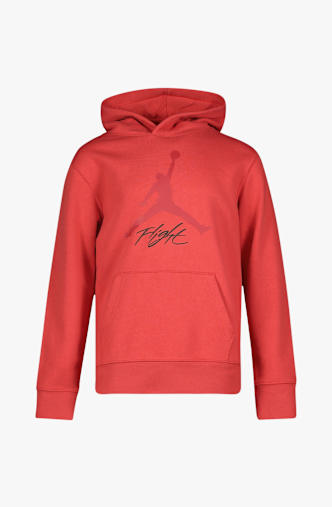 Jordan Baseline Po hoodie bambini Rosso