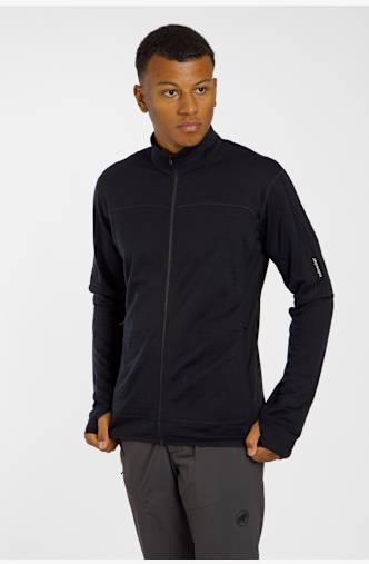 icebreaker Merinomix 300 RealFleece™ Descender midlayer uomo Nero