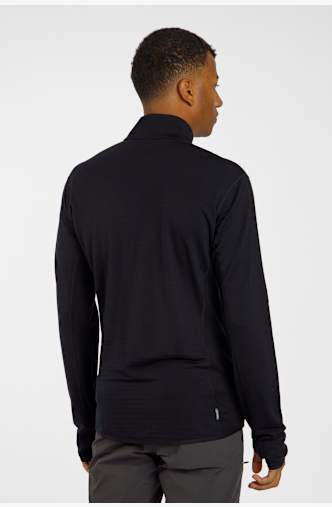 icebreaker Merinomix 300 RealFleece™ Descender Herren Midlayer Schwarz