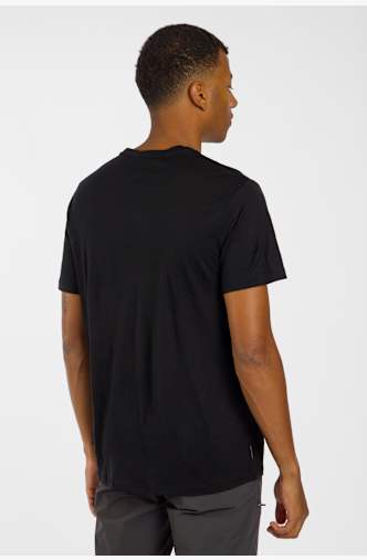icebreaker Merino 150 Tech Lite Snow Day t-shirt uomo Nero