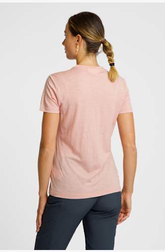 icebreaker Merino 150 Tech Lite Sunrise Summit t-shirt donna Rosa