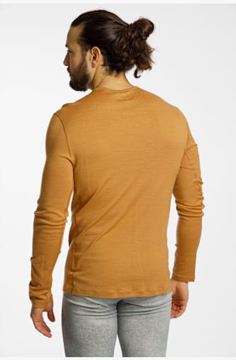 icebreaker Merino 260 Tech manche longue thermique hommes Beige