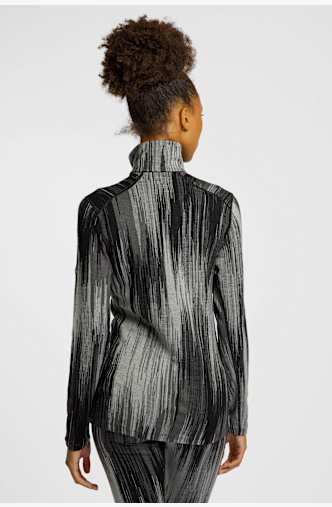 icebreaker Merino 260 Vertex Peak Damen Thermo Longsleeve Schwarz