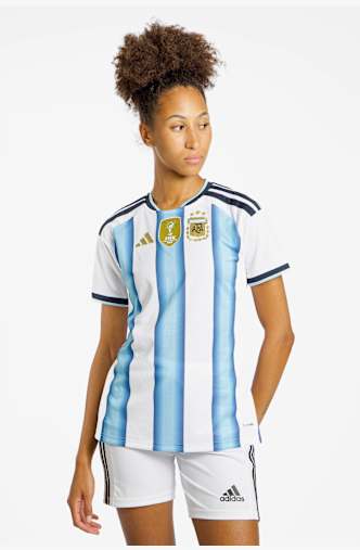 adidas Argentinien Home Replica Damen Fussballtrikot WM 2026 Weiss