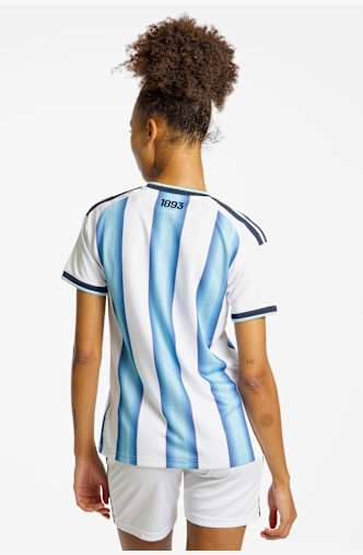 adidas Argentinien Home Replica Damen Fussballtrikot WM 2026 Weiss