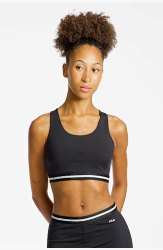 FILA Ogema reggiseno sportivo donna Nero
