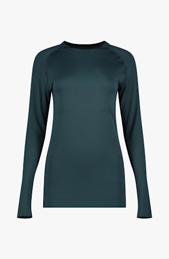 POWERZONE Seamless Damen Longsleeve Blau