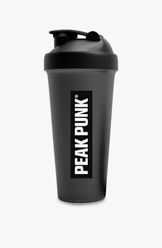 Peak Punk Biobased Protein 600 ml Shaker Schwarz