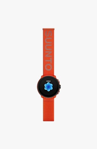 Suunto 22 mm Athletic 7 	bracelet de montre Orange