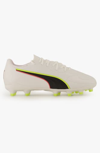 PUMA King 20 Match FG/AG Kinder Fussballschuh Weiss