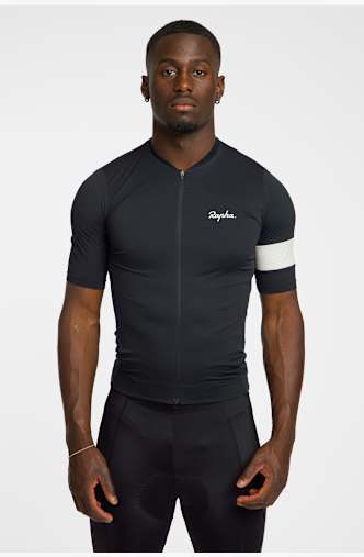 Rapha Core Lightweight Herren Biketrikot Schwarz