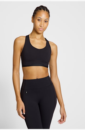 ON Train Medium soutien-gorge de sport femmes Noir
