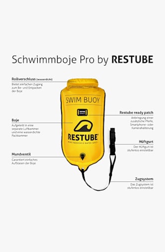 Restube Pro Schwimmboje Gelb