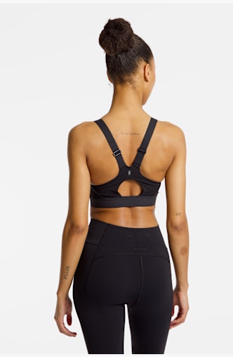 ON Performance Medium Damen Sport-BH Schwarz