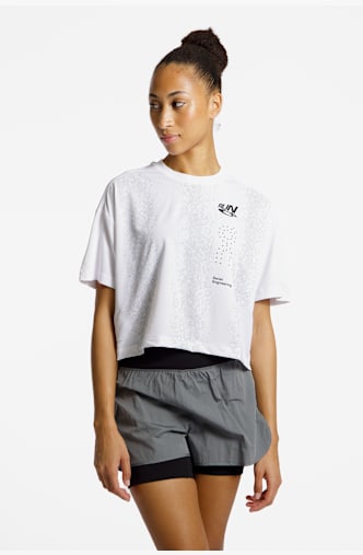 ON Performance Volt-T t-shirt donna Bianco