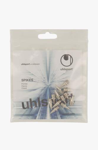 Uhlsport 12-Pack 9 mm chaussure à pointes spikes Argent