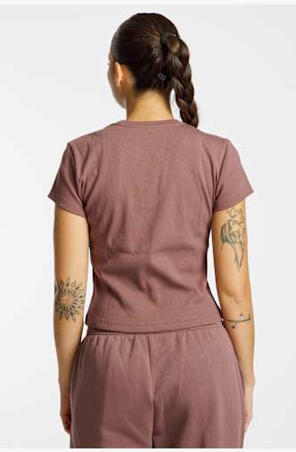 Nike Ripped t-shirt donna Marrone