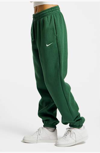 Nike Phoenix Fleece Oversize Damen Trainerhose Grün