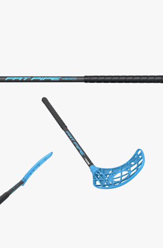 Fat Pipe Mini 55 cm bastone da unihockey bambini Blu