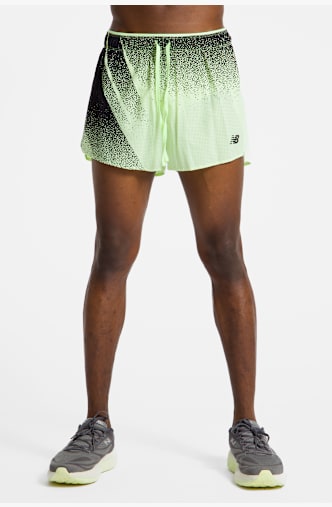 New Balance RC Ultra Light Printed 3" short hommes Jaune