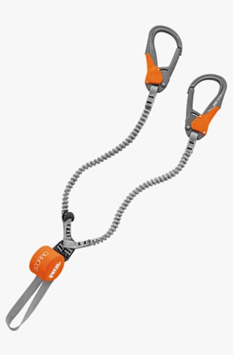 PETZL SCORPIO® EASHOOK set per via ferrata Grigio