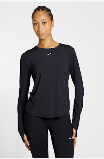 Nike One Classic Dri-FIT Damen Longsleeve Schwarz