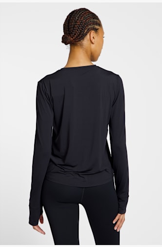 Nike One Classic Dri-FIT longsleeve femmes Noir