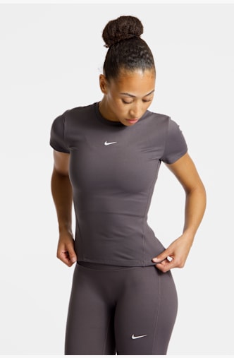 Nike One Dri-FIT t-shirt donna Grigio