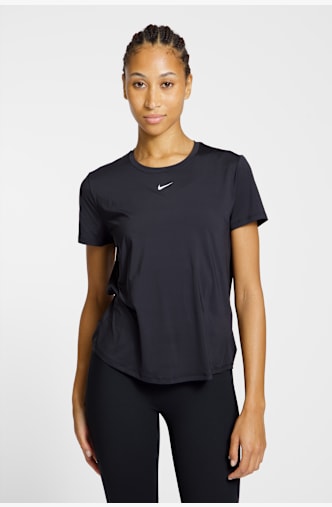 Nike One Classic Dri-FIT Damen T-Shirt Schwarz
