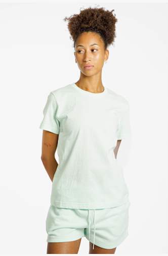 New Balance Jersey Small Logo t-shirt donna Verde
