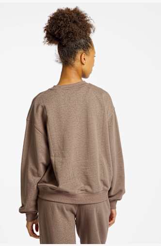 New Balance Sport Essentials French Terry Small Logo maglioni donna Marrone