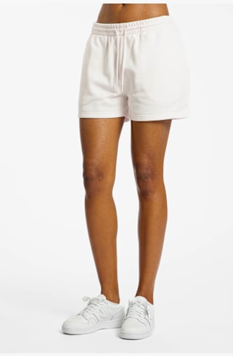 New Balance Sport Essentials French Terry 3" short donna Pink