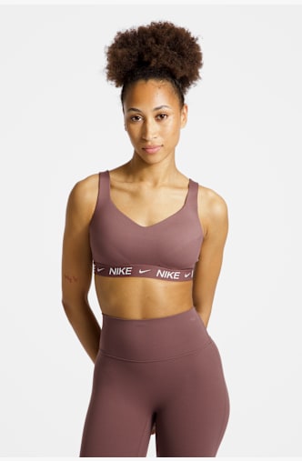 Nike Indy High soutien-gorge de sport femmes Marron