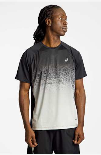 ASICS Road Fade Herren T-Shirt Schwarz