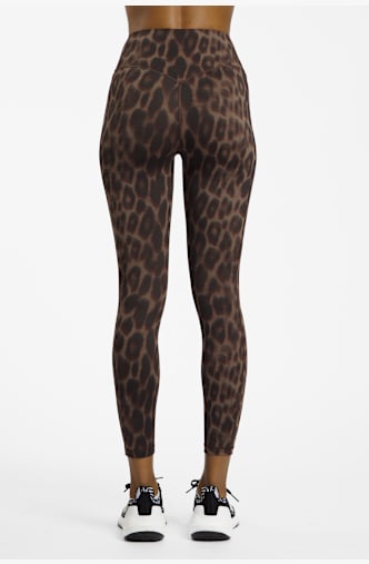 adidas Optime Power Leopard 7/8 tight donna Marrone