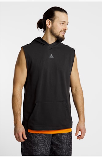 adidas Power Workout Herren Hoodie Schwarz
