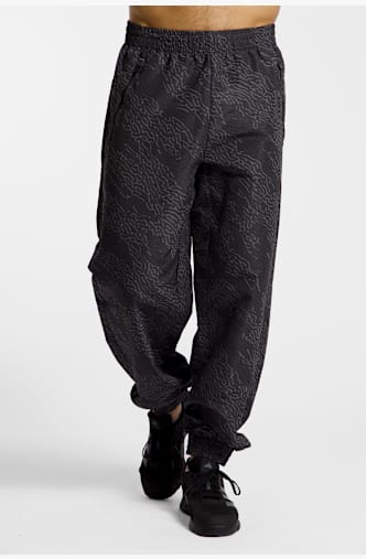 adidas Power Workout AOP Herren Trainerhose Schwarz