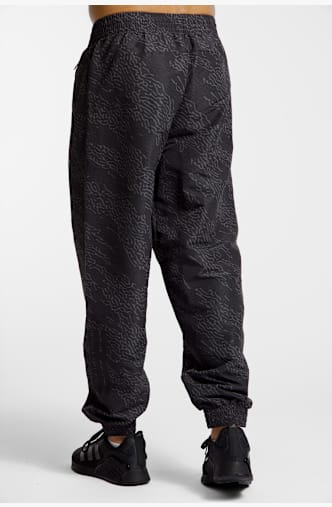 adidas Power Workout AOP Herren Trainerhose Schwarz