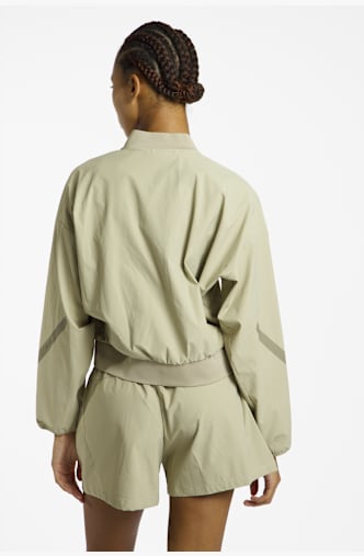 adidas Z.N.E. Woven Bomber giacca della tuta donna Beige