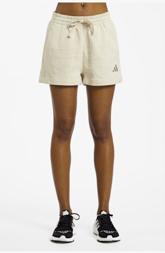 adidas French Terry short donna Beige