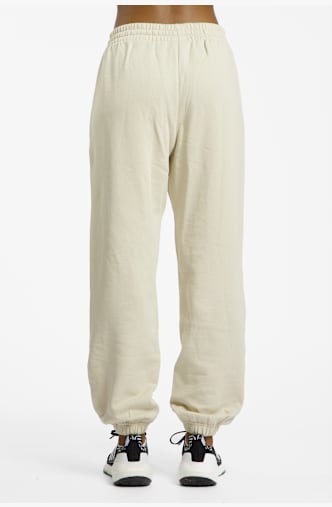 adidas ALL SZN French Terry Loose Damen Trainerhose Beige