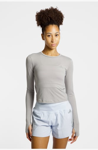 adidas adi365 Running Essentials longsleeve femmes Gris