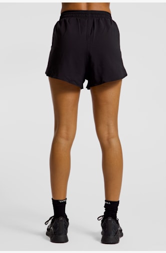 adidas D4T Workout Go To 2in1 Damen Short Schwarz