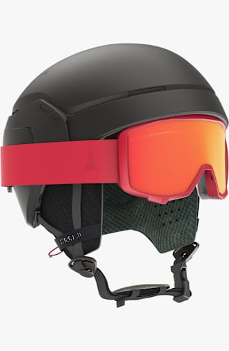 ATOMIC Count Combo Kinder Skihelm + Brille Schwarz