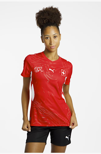PUMA Schweiz Home Replica Damen Fussballtrikot WM 2026 Rot