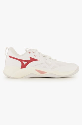 Mizuno Wave Momentum Pro chaussures de salle femmes Blanc