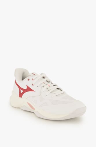 Mizuno Wave Momentum Pro Damen Hallenschuh Weiss