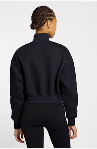 Nike Phoenix Fleece Crop maglioni Nero
