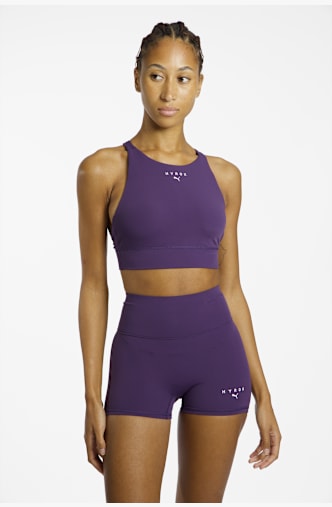 PUMA x HYROX Shapeluxe High Damen Sport-BH Lila